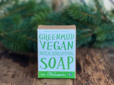 GREEN MUD VEGAN BODY, BEARD, SHAVING, SOAP - Klicka på bilden för att stänga